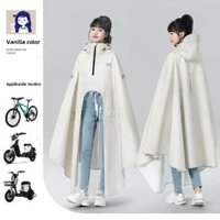 Người Lớn Dày Đi Dài Poncho Oxford Lớn Đơn Toàn Thân Áo Mưa Có Mũ Trùm Đầu Xe Máy Rider Áo Mưa Cho Nam Mưa YRZYT