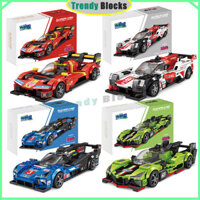 Người Lớn Trẻ Em Đồ Chơi Quà Tặng Đua Xe Đồ Chơi Tốc Độ Khối Xây Dựng McLaren P1 GT / F1 MISSION R 911 GT4 Panamera GR010 AMG ONE Supercar