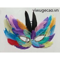 Người Lớn Trẻ Em Mặt nạ Lông Vũ Đạo Cụ Halloween Hóa Trang Đảng Lễ Hội Ngày Lễ Nhu Cầu Hiệu Suất Dụng Cụ