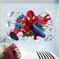 Người Nhện Dán Tường Cho Trẻ Em Phòng Bé Trai Bằng Tự Làm Dán Tường Trang Trí Nhà Cửa Bức Tranh Tường Siêu Anh Hùng Giấy Dán Tường Nghệ Thuật