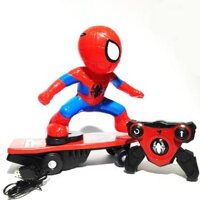 Người nhện lướt ván điều khiển từ xa dùng pin sạc có đèn nhạc(loại đại) Tro choi spiderman luot van dieu khien dung pin sac co den