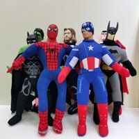 Người Nhện Siêu Nhân Batman Captain America Hulk Thunder Iron Man Đồ Chơi Sang Trọng