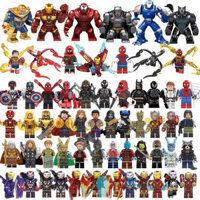 Người Sắt Siêu Anh Hùng Marvel Tương Thích Lego Avengers Thép Captain America Lắp Ráp Minifigure Khối Xây Dựng Đồ Chơi