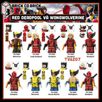 Người Sói Deadpool Mô hình Red Deadpool Wong Wolverine Đồ chơi Siêu Anh Hùng Đa Vũ Trụ TV6207