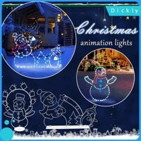 Người Tuyết Và Chim Cánh Cụt Đèn LED Giáng Sinh Đèn Đứng Trang Trí Con Đường Cho Bàn Ngày Lễ Xmas Đường Lái Xe Sân Vườn