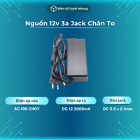 Nguồn 12v 3a Jack Dc 5.5x2.1mm Chất Lượng Cao - Adapter 12v 3a, Nguồn 12v BH Lỗi 1-1 Trong 7 Ngày