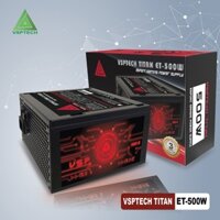 Nguồn 500W TiTan VSP có led RGB công suất thật nguồn tốt BH 3 năm New