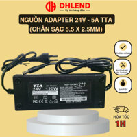Nguồn Adapter 24V - 5A (chân sạc 5.5 x 2.5mm) TTA