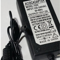 Nguồn Adapter DC 15V - 2A (2000mA) / Đầu cắm 5.5mm x 2.1mm