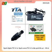 Nguồn Adapter TTA 12v 5a - Nguồn camera TTA 12v 5a (dây nguồn liền sạc) - full vat