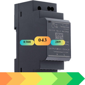 Nguồn cài ray Meanwell HDR-30-24 30W-24VDC