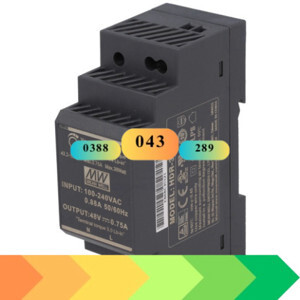 Nguồn cài ray Meanwell HDR-30-24 30W-24VDC