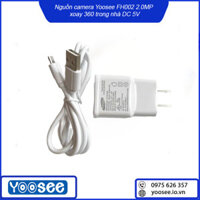 Nguồn camera Yoosee FH002 2.0MP xoay 360 trong nhà DC 5V