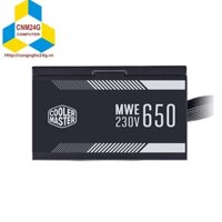 Nguồn Cooler Master 650W MWE 650 V2 80 Plus White (MPE-6501-ACABW)