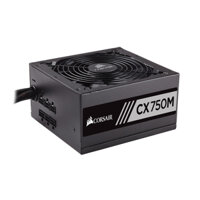Nguồn Corsair CX750M  750W (80 Plus Bronze Semi Modul / Màu Đen ) (650W - 800W, PSU Corsair)