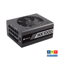 Nguồn Corsair HX1000 1000W (80 Platinum/Màu Đen/Full Modul)