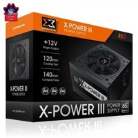 Nguồn CST XIGMATEK X-POWER III 450 400W Chính hãng (2x4+4pin, 6+2pin, Dây dài, Kèm dây nguồn)