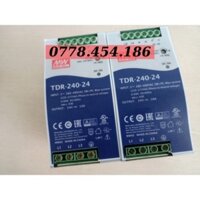 Nguồn DC 24V, 10A, TDR -240 -24 Mean Well , liên hệ O778454186
