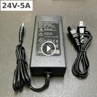 Nguồn DC Adapter 24V-5A ZB240500-3LS, chân cắm DC 5.5×2.5mm