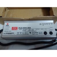 Nguồn Đèn Led Chính Hãng MeanWell HLG-80H-48A (48V-1.7A-80W) Taiwan Excellence Award