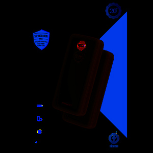 Nguồn di động Pisen LCD Power Station TS-D076 - 7500mAh