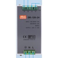 Nguồn điện 24V-5 A Meanwell DR-120-24