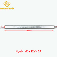 Nguồn đũa 3A, nguồn 12V – 3A – 36W cho đèn led dây, đèn led cuộn