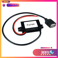 Nguồn Hạ Áp 12V Xuống 5V-3A Cho Ô tô, Xe Máy - Car Charger-Car Power Converter USB