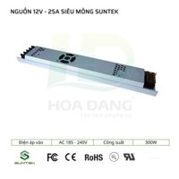 Nguồn hộp đèn siêu mỏng 12V – 25A, nguồn 12v-300W, nguồn đèn LED, nguồn mỏng, nguồn hộp đèn siêu mỏng.