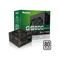 Nguồn Huntkey GS600 - 500W 80 Plus 3*SATA + 3*ATA + 1*6pin PCI-E + 1*8(6+2)Pin PCI-E, AFPC, Fan12- Hàng chính hãng