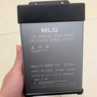 Nguồn Led 12V 33A 12V 400W vỏ nhôm ngoài trời chống mưa, dùng cho led đúc F5, các loại led trang trí