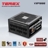 Nguồn máy tính 1000W PSU VSP TEREX VXP1000 - 80 Plus Gold - ATX3.0/PCIe5.0 Full Modullar - Bảo hành 5 năm chính hãng