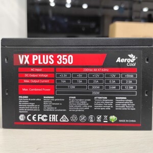 Nguồn máy tính Aerocool VX Plus 350