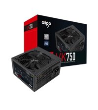 Nguồn máy tính AIGO VK750 - 750W (85 Plus/ Active PFC/ Single Rail)