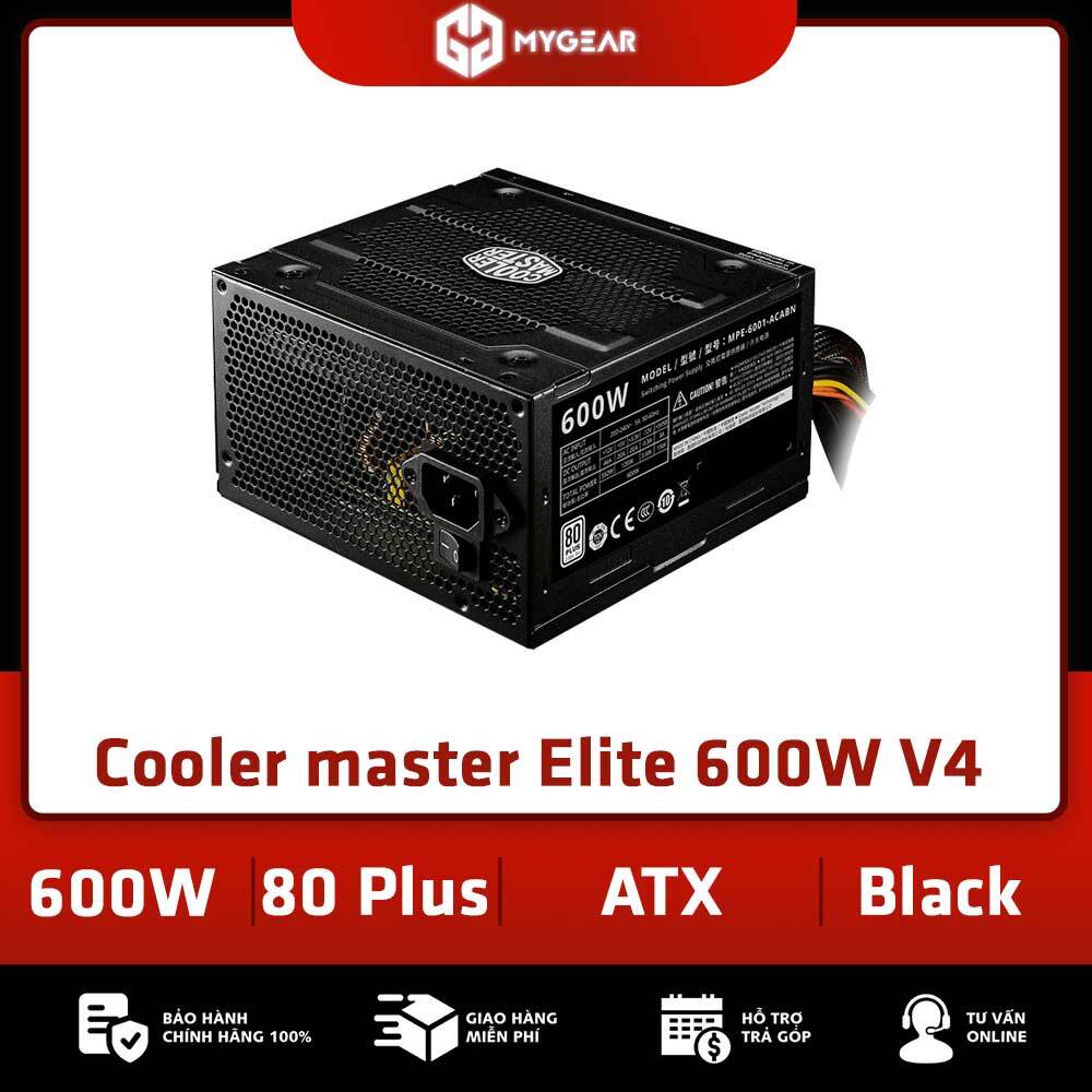 Nguồn máy tính Cooler Master Elite V4 80 Plus 230V 600W