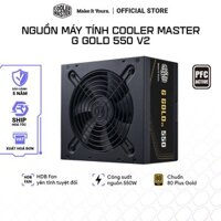 Nguồn Máy Tính Cooler Master G GOLD 550 V2, Công Suất 550W, ATX 3.1, Chuẩn 80 Plus Gold, Bảo Hành 5 Năm