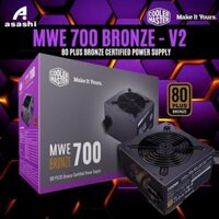 Nguồn máy tính Cooler Master MWE Bronze V2 Công Suất 500W/ 650W/ 700W/ 750W (4+4pin, 2x6+2pin, Dây dài, Kèm dây nguồn)