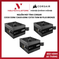 Nguồn Máy Tính Corsair CX550 550W/ CX650 650W/ CX750 750W 80 Plus Bronze - Hàng Chính Hãng