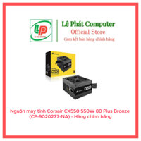 Nguồn máy tính Corsair CX550 550W 80 Plus Bronze (CP-9020277-NA) - Chính hãng - Bảo hành 60 Tháng