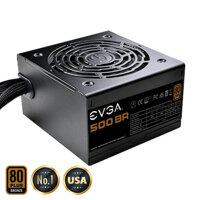 NGUỒN MÁY TÍNH EVGA 500 BR  80 BRONZE 500W  Hard Line HÀNG CHÍNH HÃNG