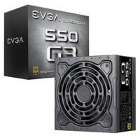 Nguồn máy tính EVGA SuperNOVA 550 G3, 80 Plus Gold 550W 220-G3-0550-Y1 - Hàng nhập Mỹ