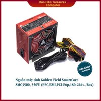 Nguồn máy tính Golden Field SmartCore SMC3500, 350W (PFC,EMI,PCI-E6p,180-264v../Box) - Hàng chính hãng