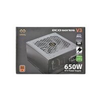 Nguồn máy tính Infinity Eco V3 650W (88% Efficiency/Active PFC/Single Rail)