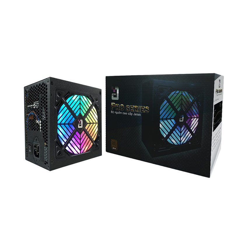 Nguồn máy tính Jetek P600 RGB 600W