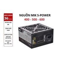 Nguồn máy tính PC MIK S-Power 350W, 400W, 500W, 600W Hàng Chính Hãng Bảo Hành 36 Tháng