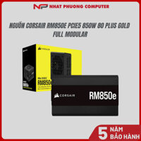 Nguồn máy tính PSU Corsair RM850e PCIE5 850W 80 Plus Gold Full Modular Chính hãng - Bảo hành 74 tháng