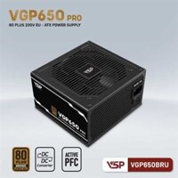 Nguồn Máy Tính VSP VGP 650W PRO - 80PLUS BRONZE 230V EU Hàng Chính Hãng