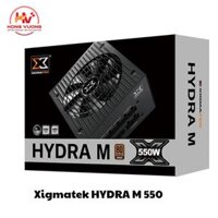 Nguồn Máy Tính Xigmatek HYDRA M 550 EN44207 | PSU 550W 80 Plus Bronze, Full Modular, Cáp Dẹt