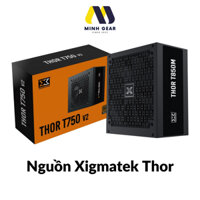 Nguồn máy tính XIGMATEK Thor T450 / T550 / T650 / T750 / T750M / T850M - 80PLUS BRONZE, 100% CÁP DẸT ĐEN