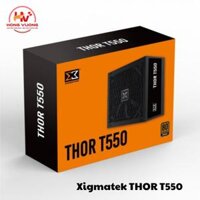 Nguồn Máy Tính Xigmatek THOR T550 EN49554 | PSU 550W 80 Plus Bronze, Hiệu Suất Cao